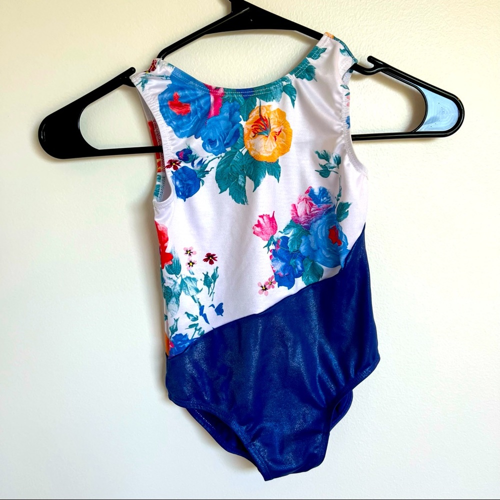 Girls Floral Leotard